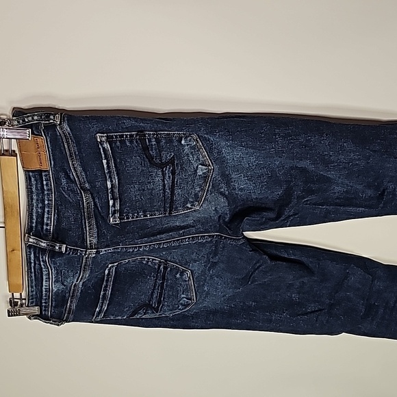 American Eagle dark wash next level stretch size 6 super high rise jeggings - Picture 4 of 8